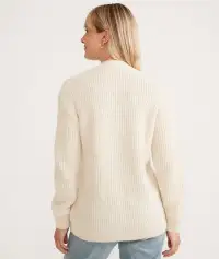 Nova Oversized Cardigan(Ivory,Extra Small)