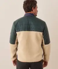 Archive Palisades Anorak(Small,Green/Natural Colorblock)
