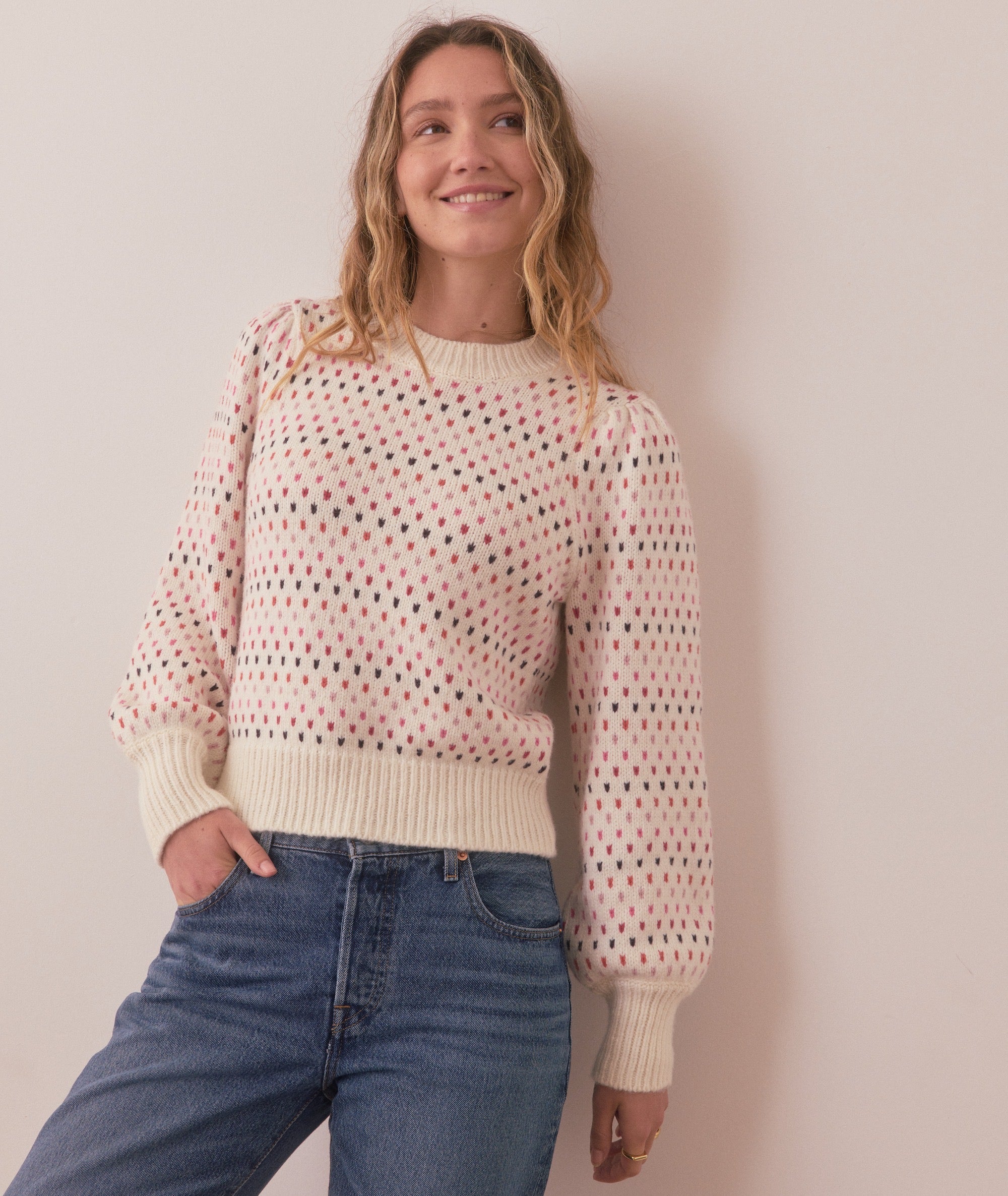 Alma Puff Sleeve Sweater
