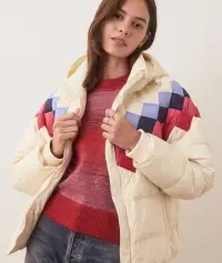 Archive Sierra Puffer Jacket(Extra Small,Antique White)