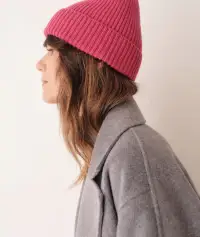 Brushed Beanie(One Size,Raspberry)