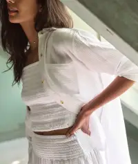 Lila Double Cloth Tank