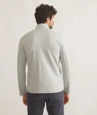 Re-Spun Sport Quarter Zip(Small,Light Grey)