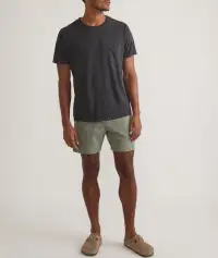 Relaxed Hemp Cotton Tee(Small,Faded Black)