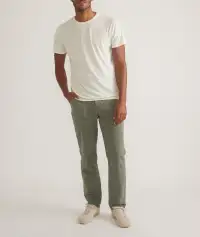 Signature Sea Change Crew Tee(Small,Antique White)