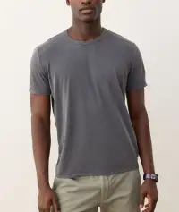 Signature Crew Tee(Small,Asphalt)