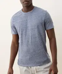 Signature Crew Tee(Small,Heather Blue)