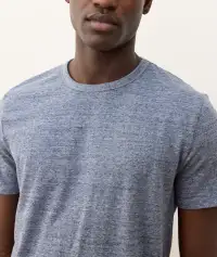 Signature Crew Tee(Small,Heather Blue)