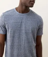 Signature Crew Tee(Small,Heather Blue)