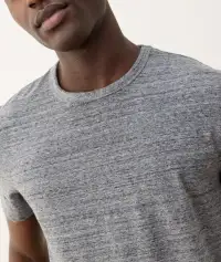 Signature Crew Tee(Small,Mid Heather Grey)
