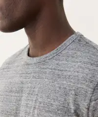 Signature Crew Tee(Small,Mid Heather Grey)