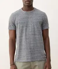 Signature Crew Tee(Small,Mid Heather Grey)