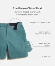 7 Breeze Chino Short(30,Vetiver)