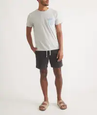 Signature Printed Pocket Tee(Small,Ash Neps)