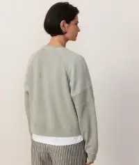 Cloud 9 Fleece Crop Sweatshirt(Extra Small,Shadow)