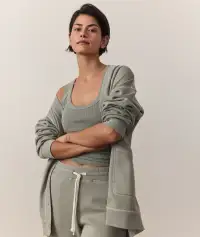 Cloud 9 Fleece Cardigan(Extra Small,Shadow)