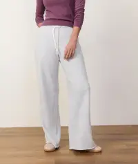 Cloud 9 Fleece Wide Leg Sweatpant(Extra Small,Heather Grey)
