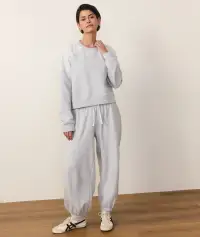 Cloud 9 Fleece Barrel Sweatpant(Extra Small,Heather Grey)