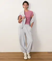 Cloud 9 Fleece Barrel Sweatpant(Extra Small,Heather Grey)