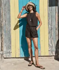 Linen Drawstring Short