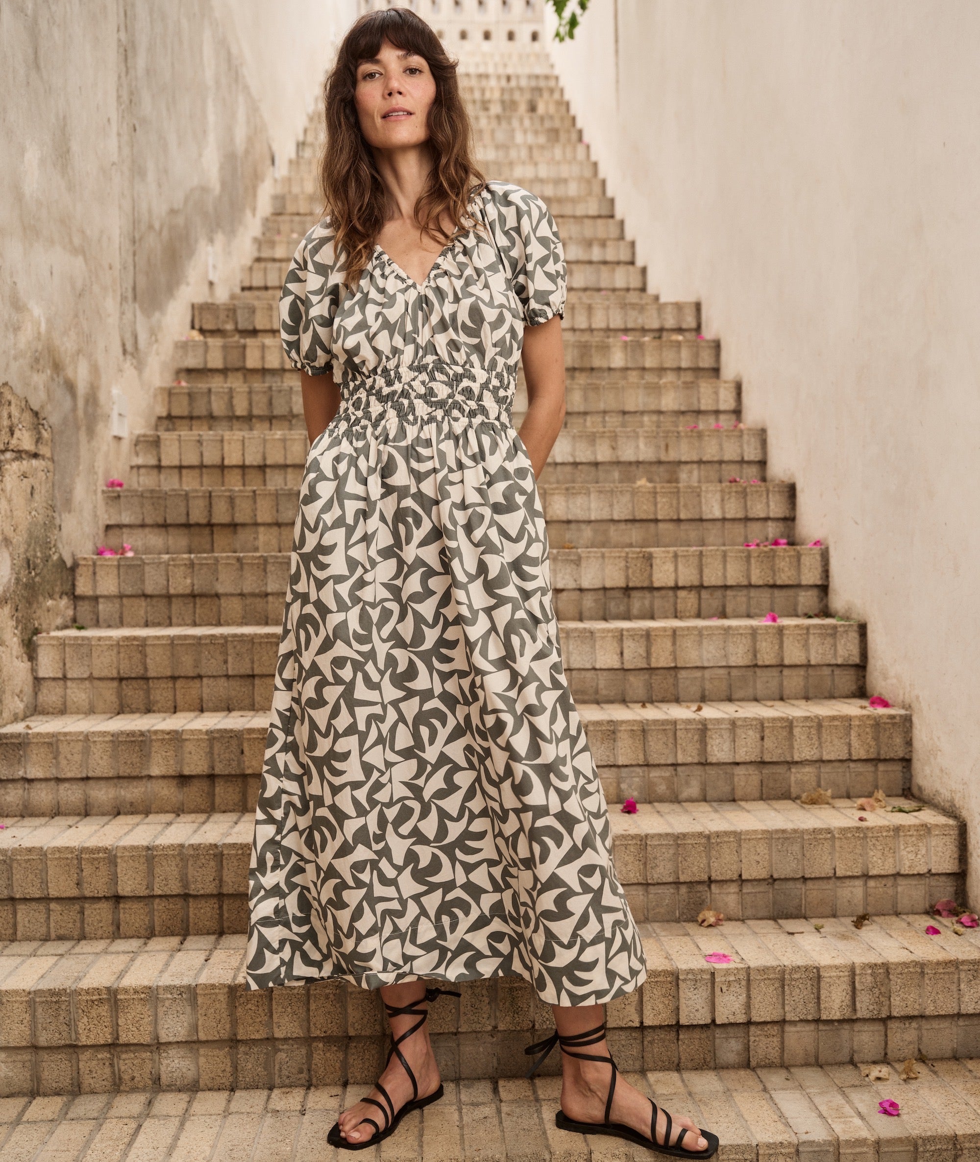 Emery Poplin Midi Dress