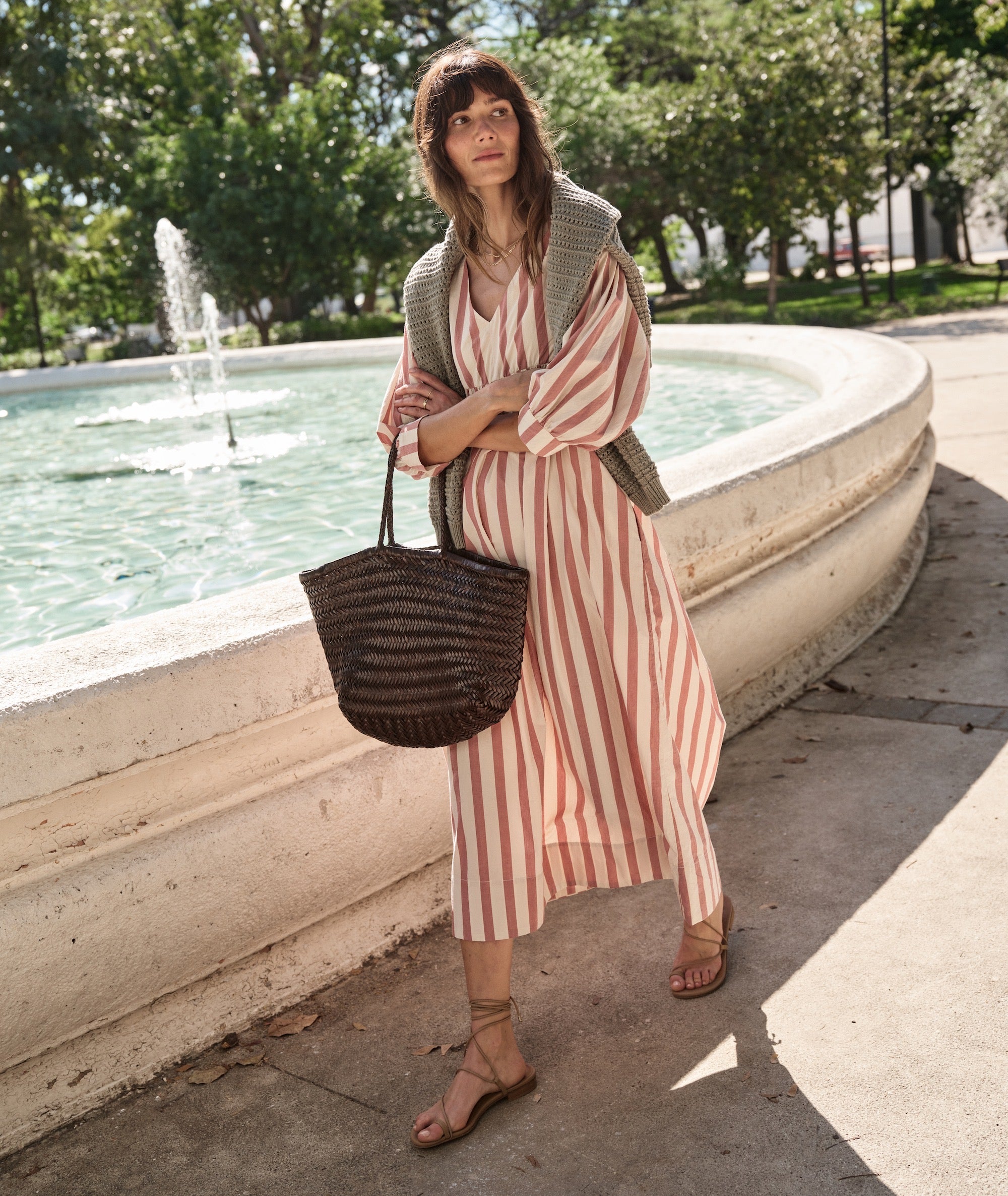 Alani Poplin Maxi Dress