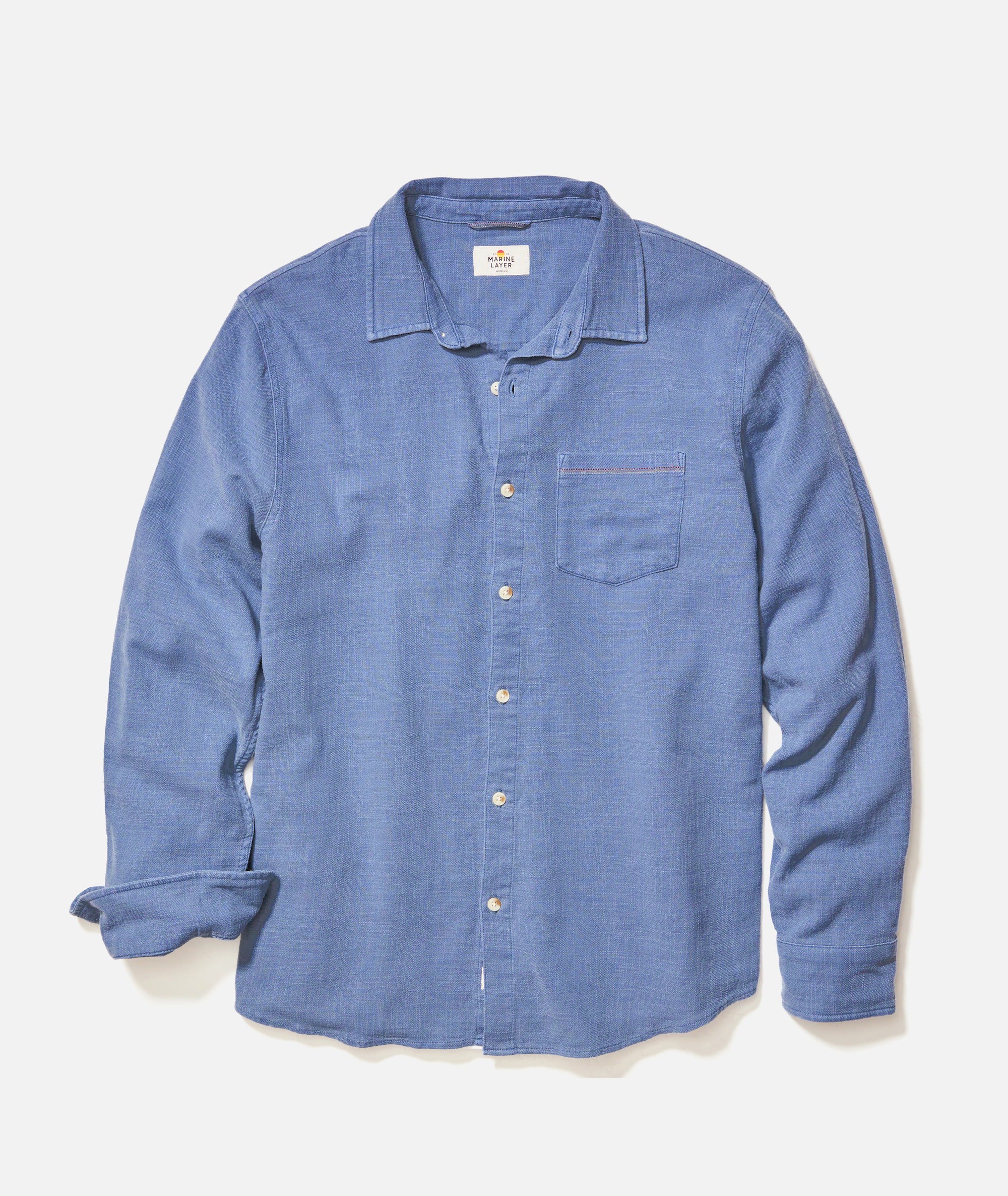 Stretch Selvage Long Sleeve Shirt