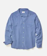 Stretch Selvage Long Sleeve Shirt