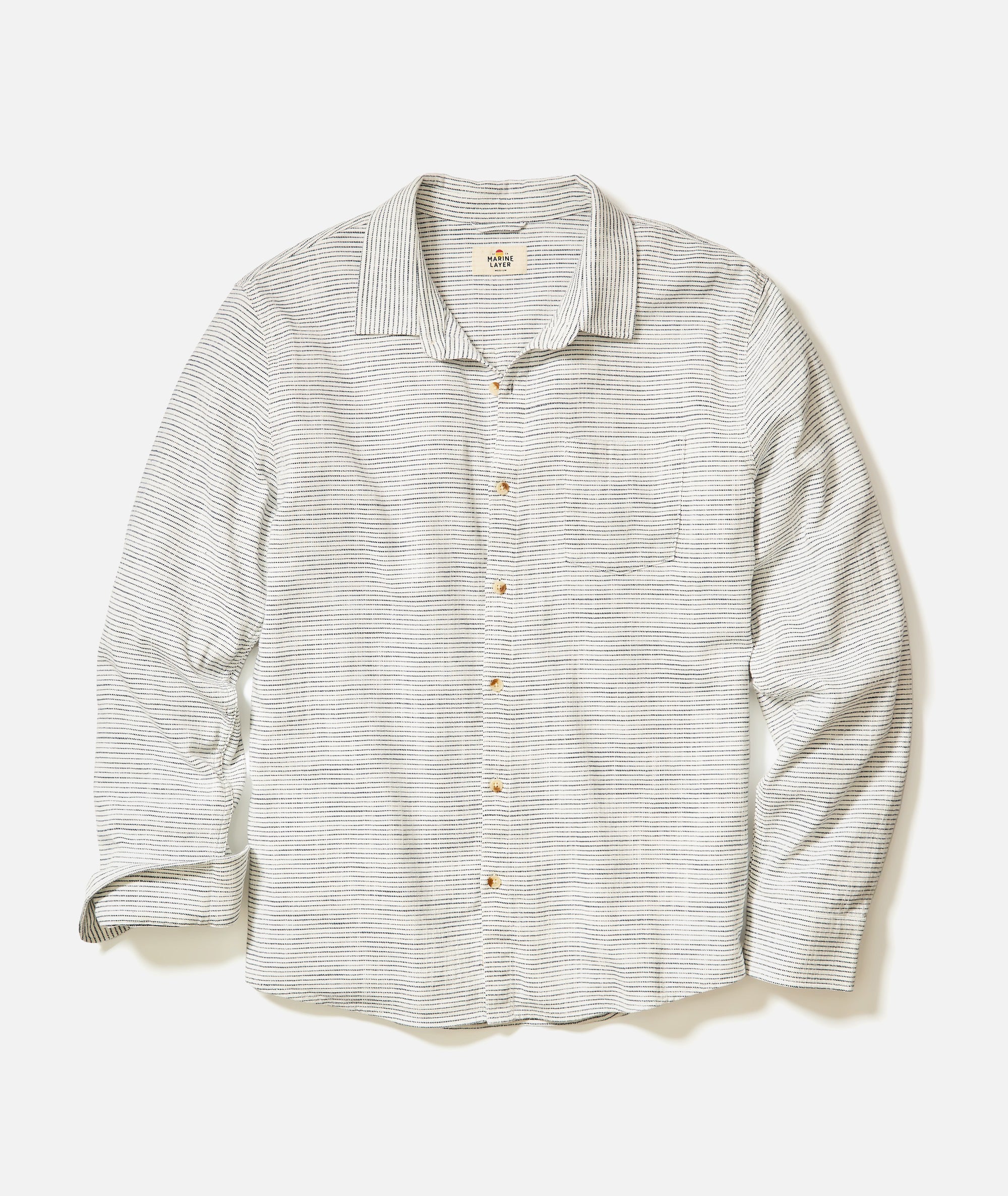 Stretch Selvage Long Sleeve Shirt