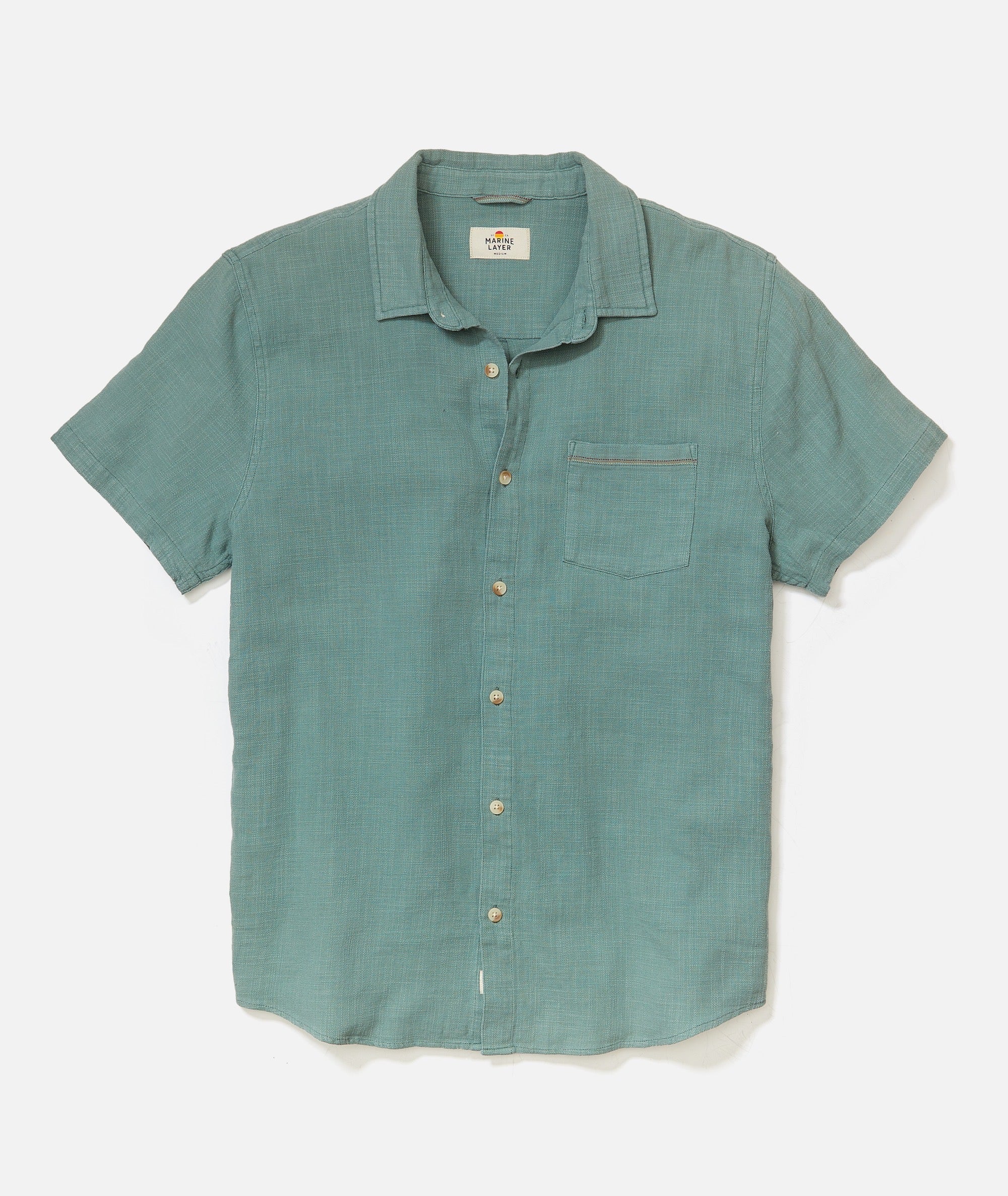 Stretch Selvage Short Sleeve Shirt