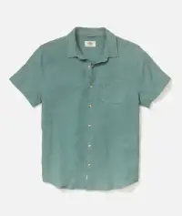 Stretch Selvage Short Sleeve Shirt
