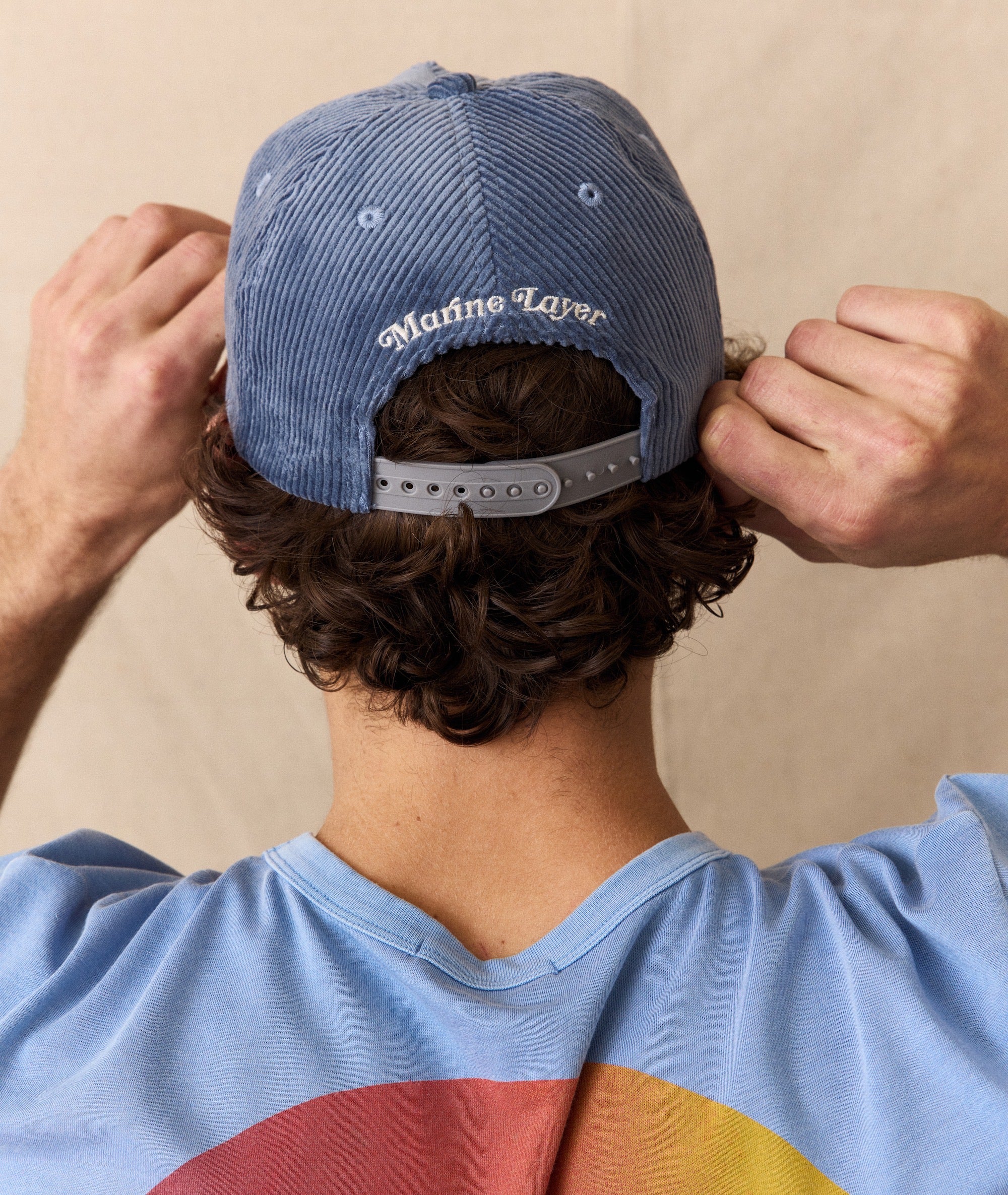 ML x Free & Easy Cord Hat(Coronet Blue,One Size)