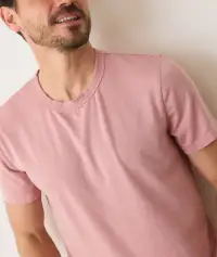 Signature Sea Change Crew Tee(Small,Withered Rose)