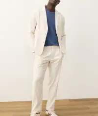 Hemp Blazer(Small,Natural)