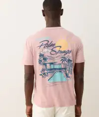 Relaxed Hemp Graphic Tee(Small,Rosette)