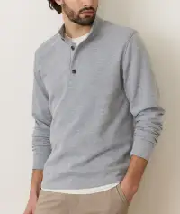 Pacifica Stretch Twill Pullover(Small,Grey)