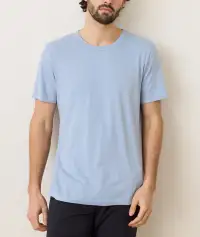 Signature Sea Change Crew Tee(Small,Soft Chambray)