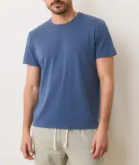 Signature Sea Change Crew Tee(Small,Vintage Indigo)