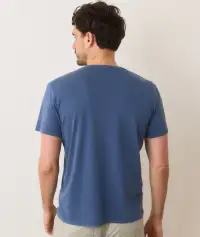 Signature Sea Change Crew Tee(Small,Vintage Indigo)