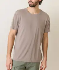 Signature Sea Change Crew Tee(Small,Vintage Khaki)