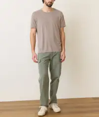Signature Sea Change Crew Tee(Small,Vintage Khaki)