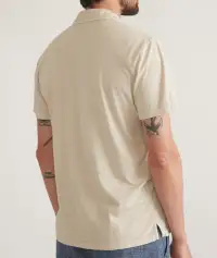 Sea Change Cotton Polo(Small,Sand)