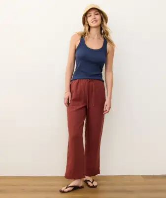 Lexi Rib Sun-In Tank(Extra Small,Mood Indigo)