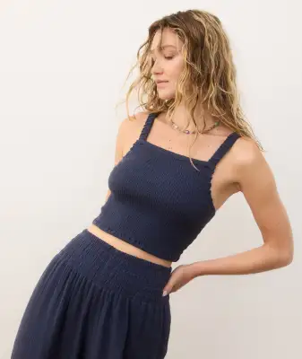 Lila Double Cloth Tank