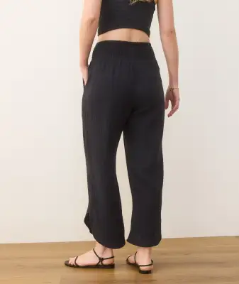 Cali Double Cloth Pant(Extra Small,Black)