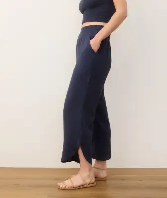 Cali Double Cloth Pant(Extra Small,Indigo)