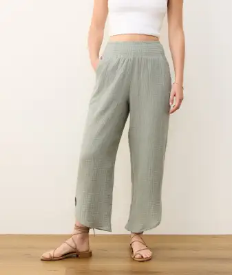 Cali Double Cloth Pant(Extra Small,Shadow)