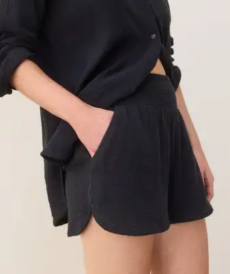 Cali Double Cloth Short(Extra Small,Black)