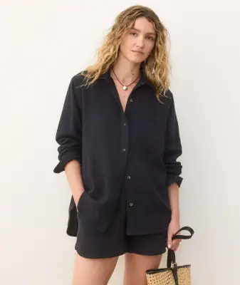 Cali Double Cloth Short(Extra Small,Black)