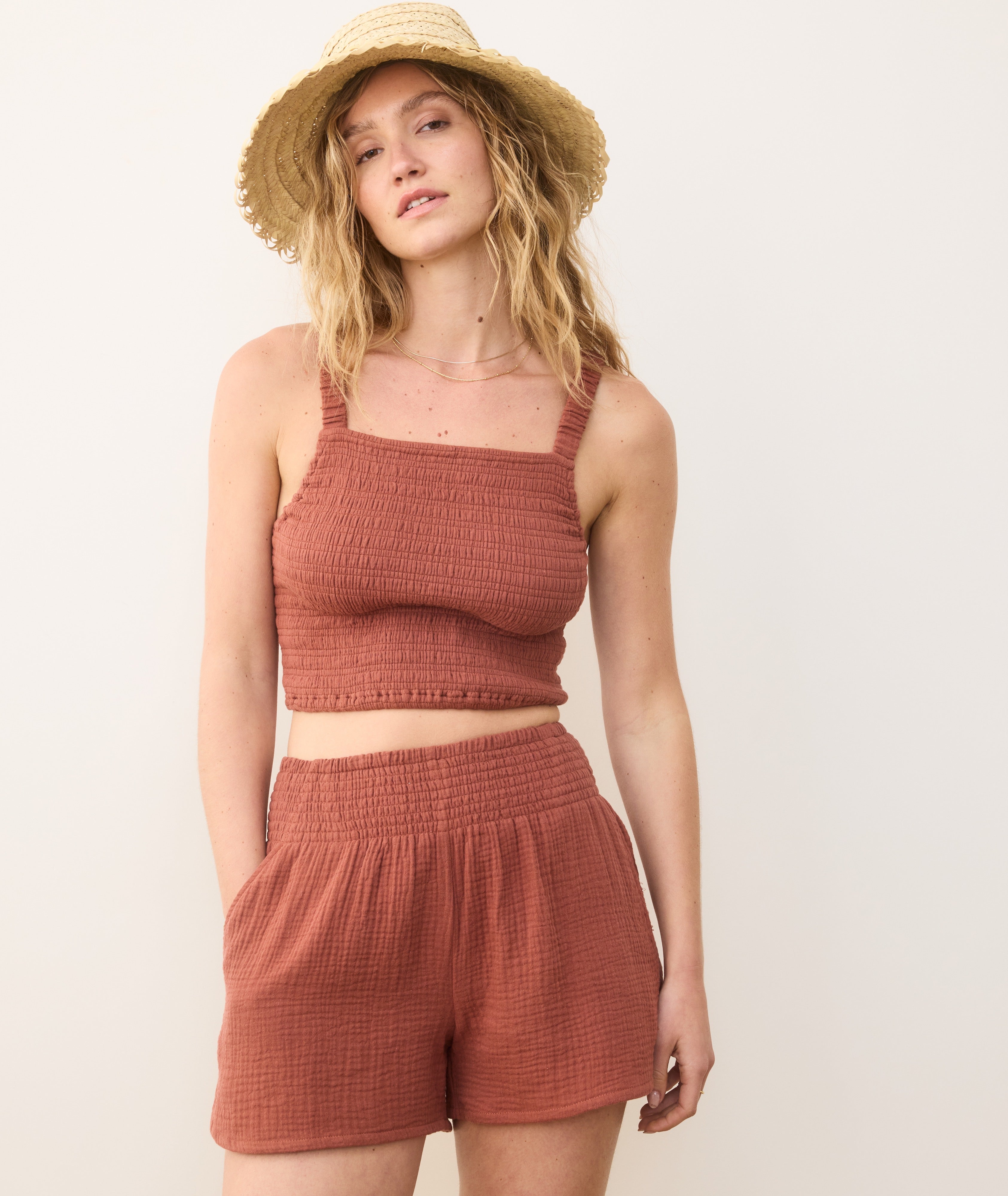 Cali Double Cloth Short